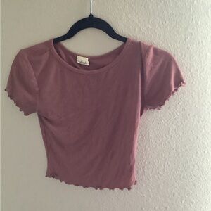 Pink baby tee
